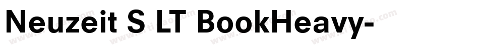 Neuzeit S LT BookHeavy字体转换